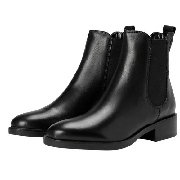 Dune London Shoes - Dune London Womens Panoramic Ankle Boots EU 37 US 7 Black Leather NIB